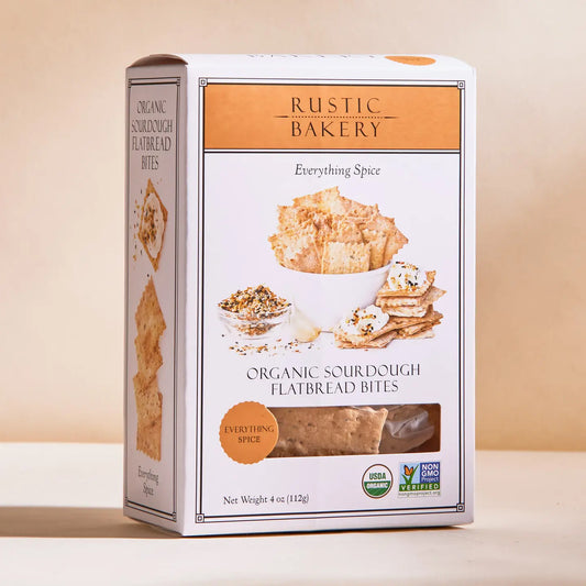 Everything Spice Organic Sourdough Flatbread Bites