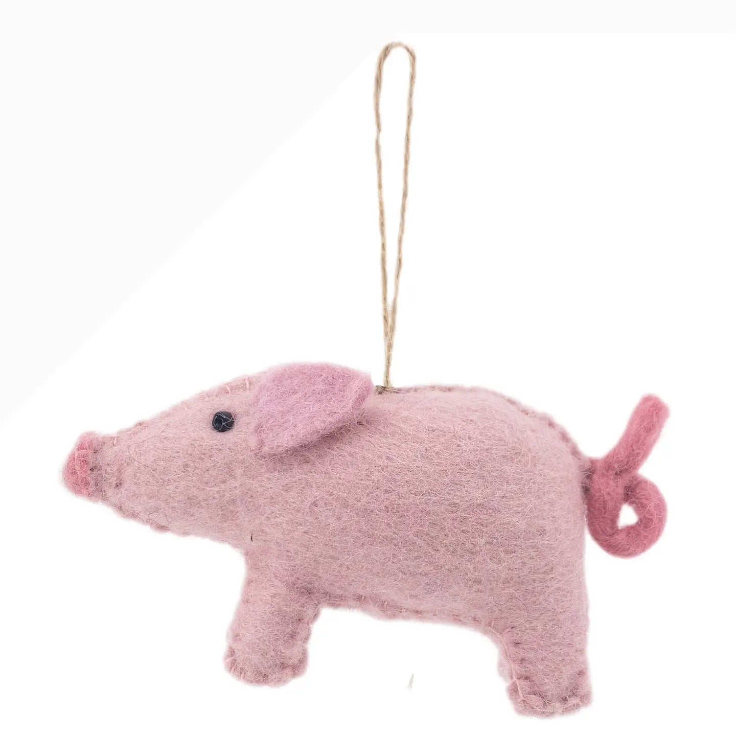 Felt Pig Ornament