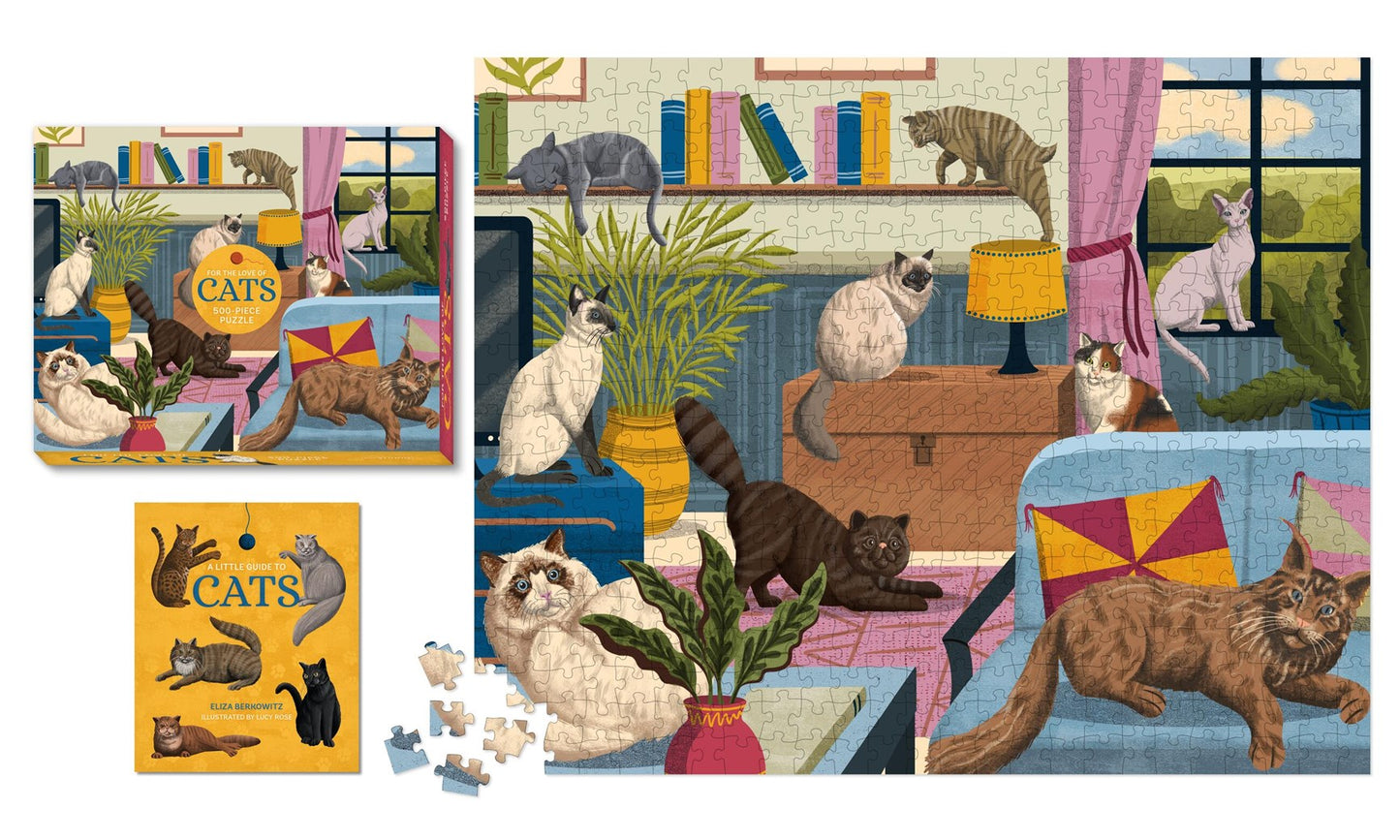 For The Love of Cats 500-piece puzzle