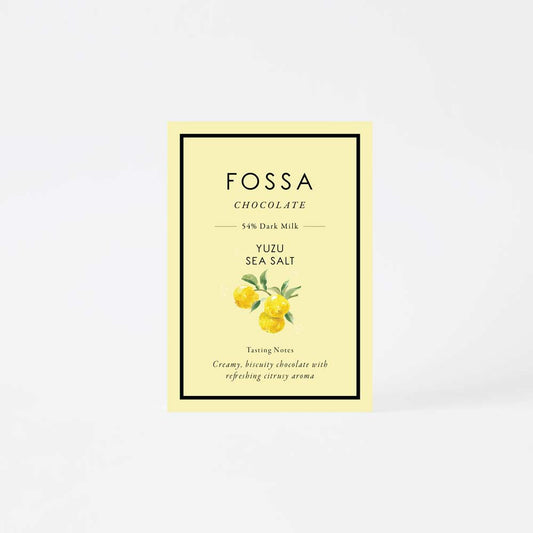 Fossa | Yuzu Sea Salt Chocolate, 50g