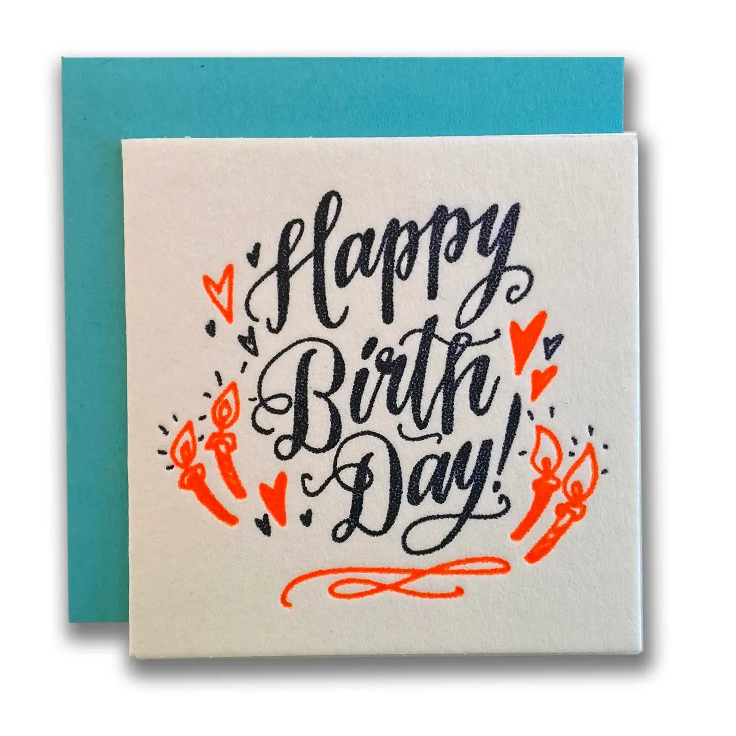 Happy Birthday Candle Tiny Card