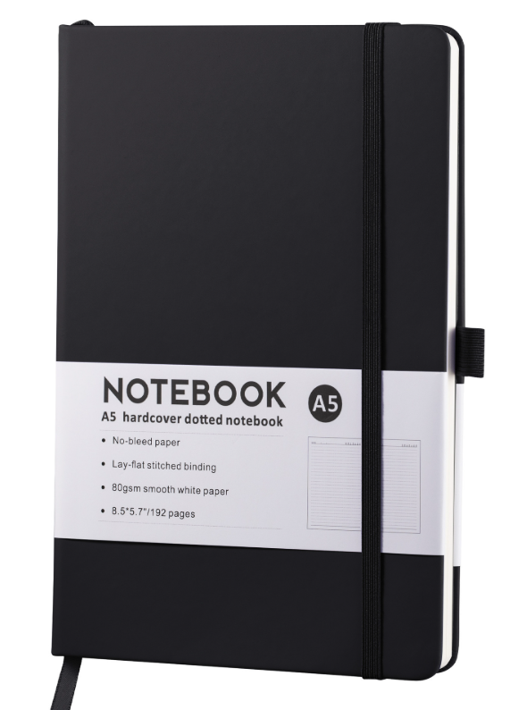 Hardcover Dotted Lined Paper Notebooks