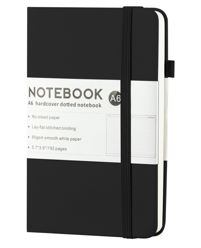Hardcover Dotted Lined Paper Notebooks