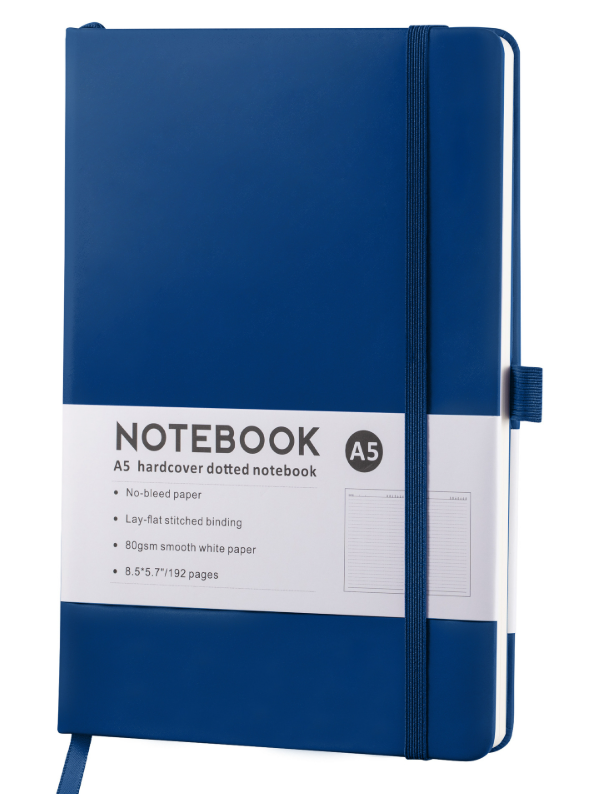 Hardcover Dotted Lined Paper Notebooks