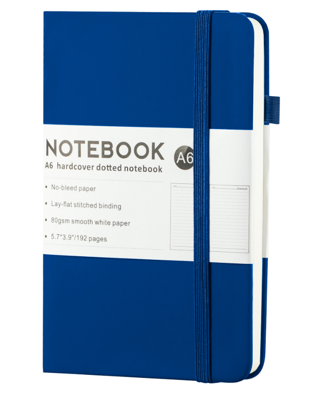Hardcover Dotted Lined Paper Notebooks