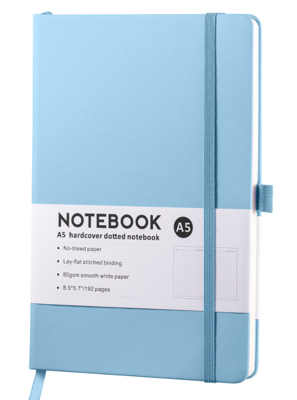 Hardcover Dotted Lined Paper Notebooks