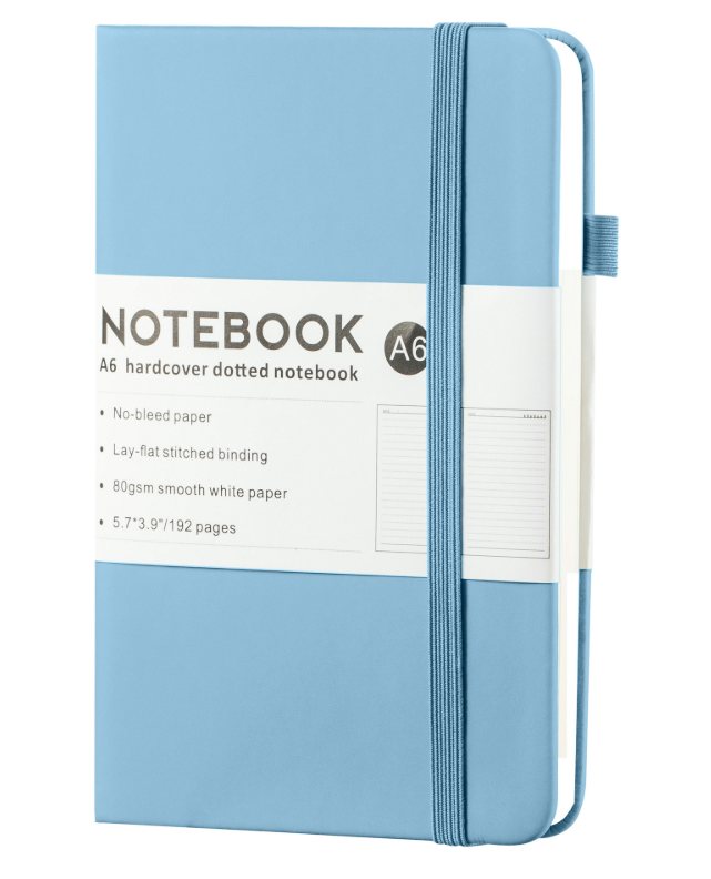 Hardcover Dotted Lined Paper Notebooks