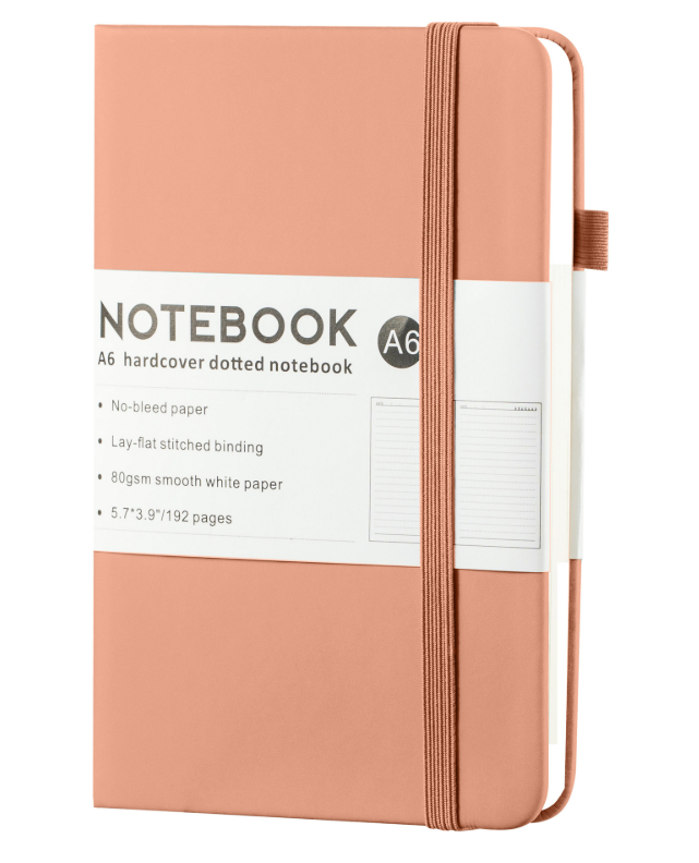 Hardcover Dotted Lined Paper Notebooks