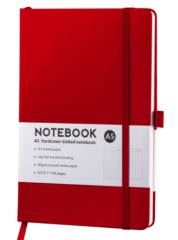 Hardcover Dotted Lined Paper Notebooks
