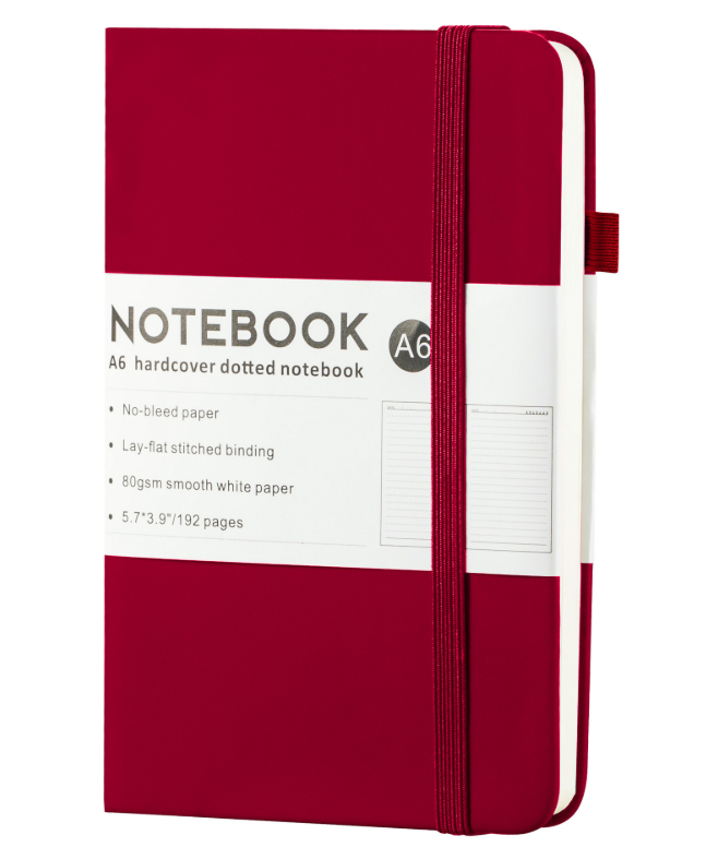 Hardcover Dotted Lined Paper Notebooks