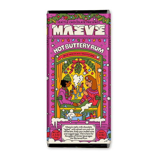 Maeve Chocolate | Hot Buttery Rum Truffle Bar