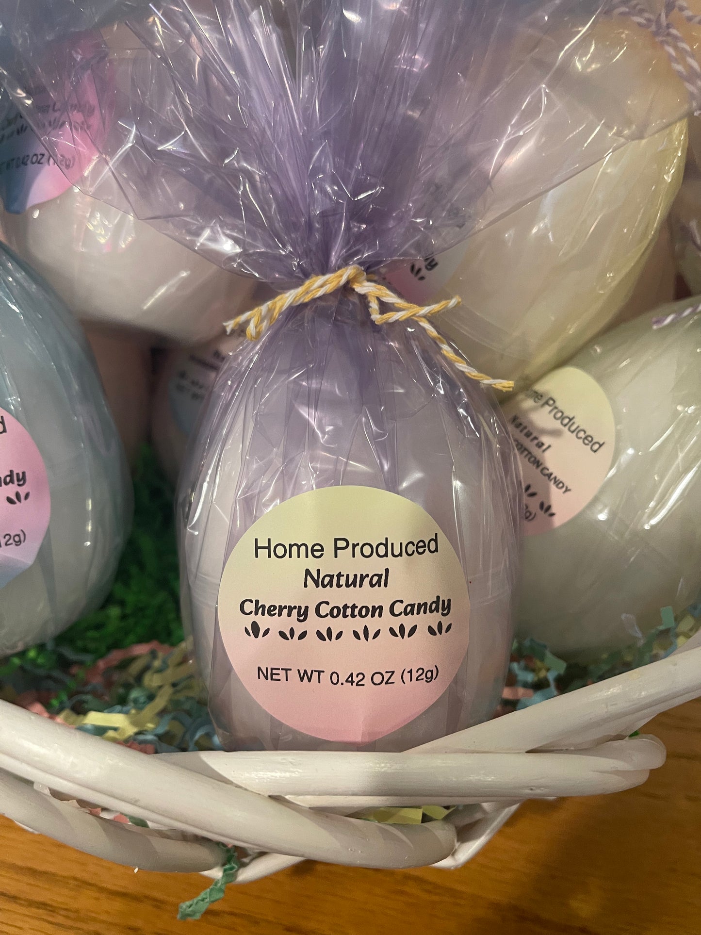 Cotton Candy Easter Eggs