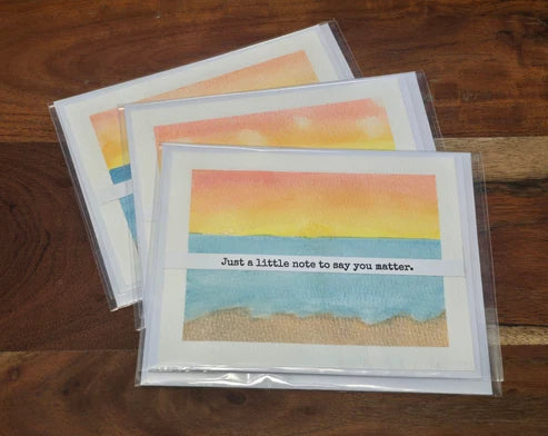 Just a little note to say you matter - A2 Card