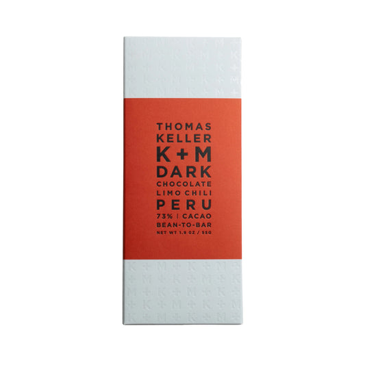 K+M Dark Chocolate Limo Chili Peru 73%