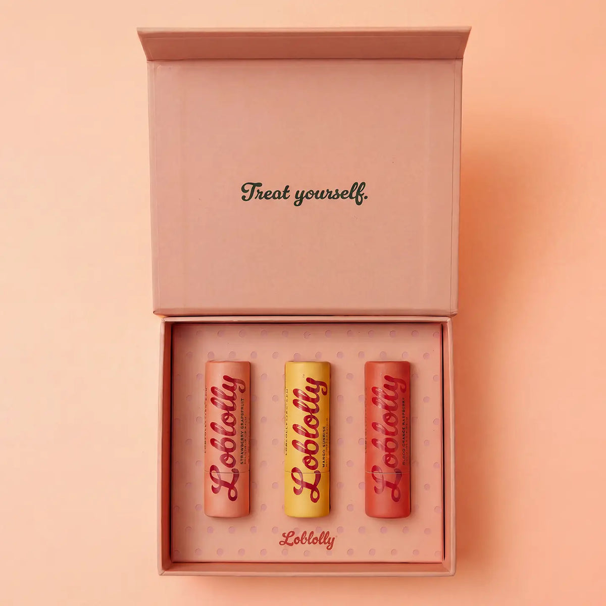 Loblolly | All-Natural Delicious Lip Balm - Gift Set Trio - Pink (Copy)
