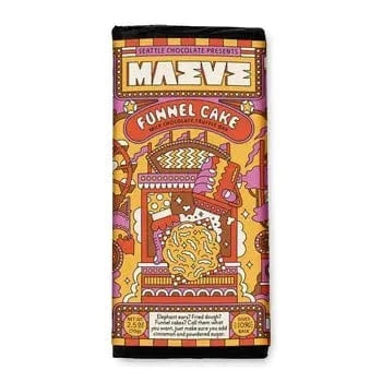 Maeve Chocolate Funnel Cake Truffle Bar