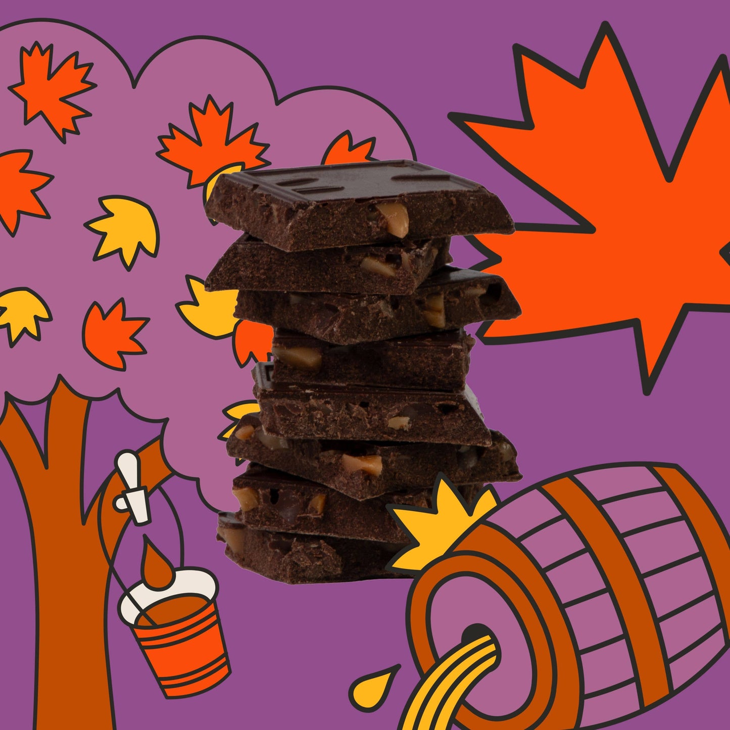 Maeve Chocolate Maple Bourbon Truffle Bar
