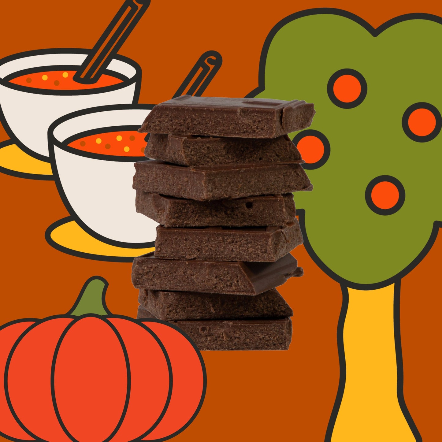 Maeve Chocolate Pumpkin Spice Chai Truffle Bar