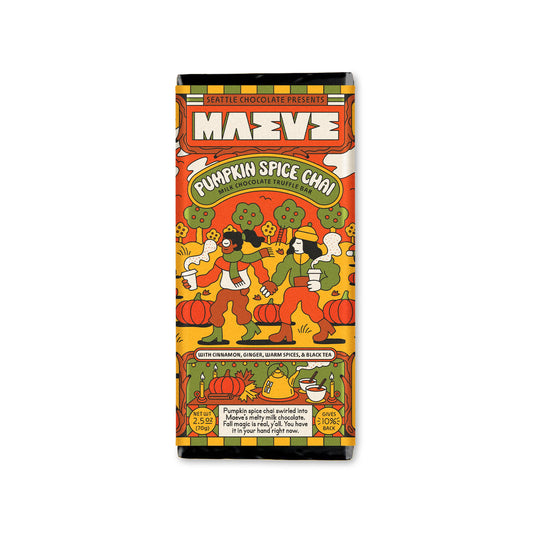 Maeve Chocolate Pumpkin Spice Chai Truffle Bar