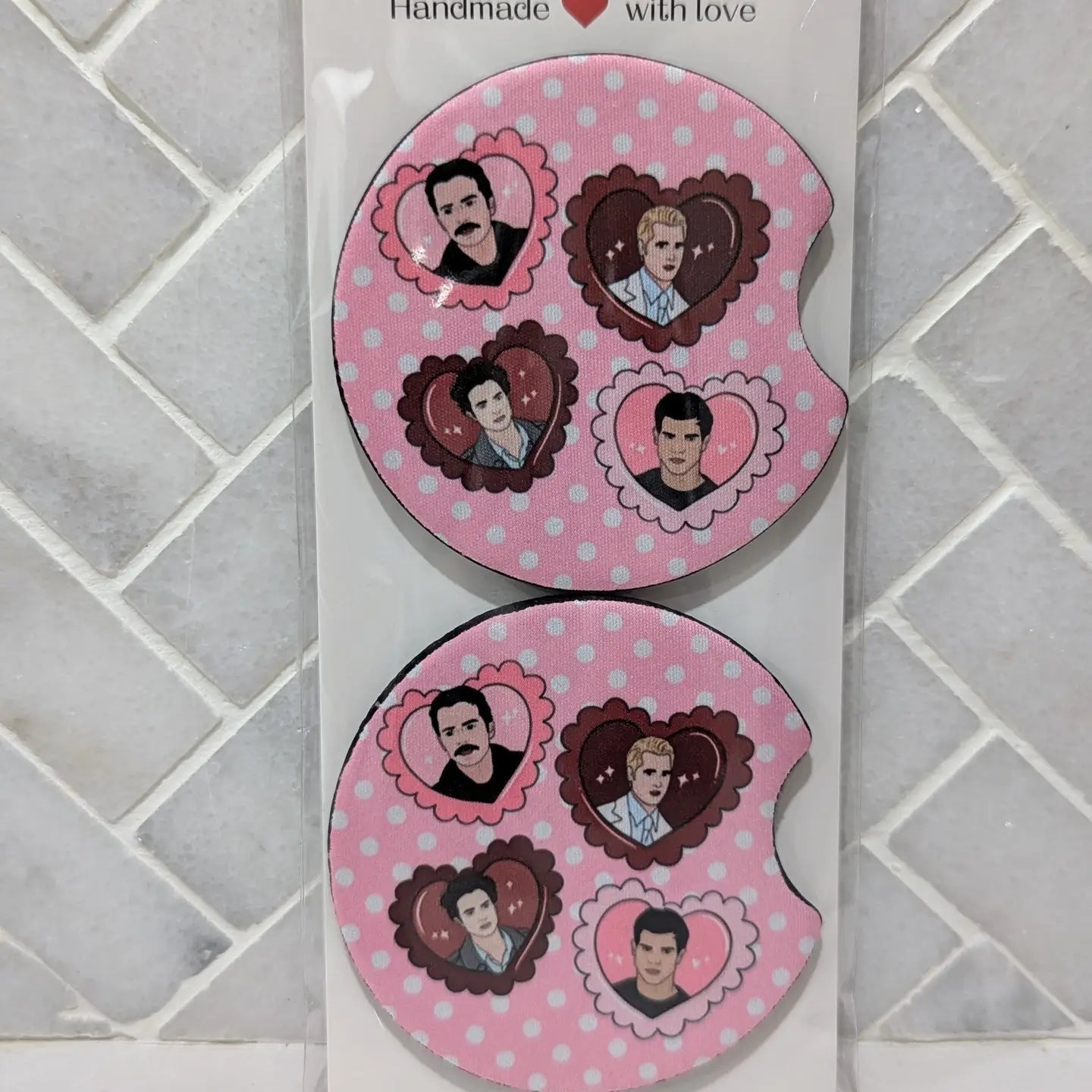 Men of Twilight Car Coasters