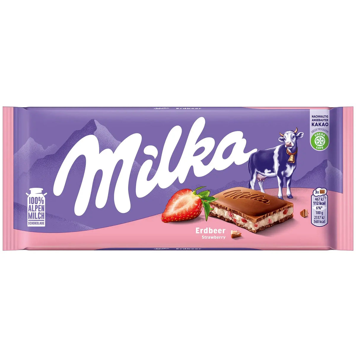 Milka | Strawberry 100g