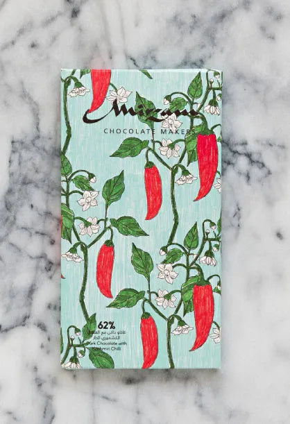 Mirzam Dark Chocolate with Kashmiri Chilli 62% Bar