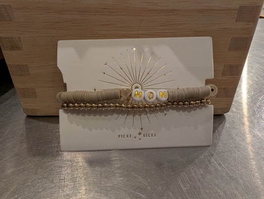 "Mom" Beaded Bracelet Sets