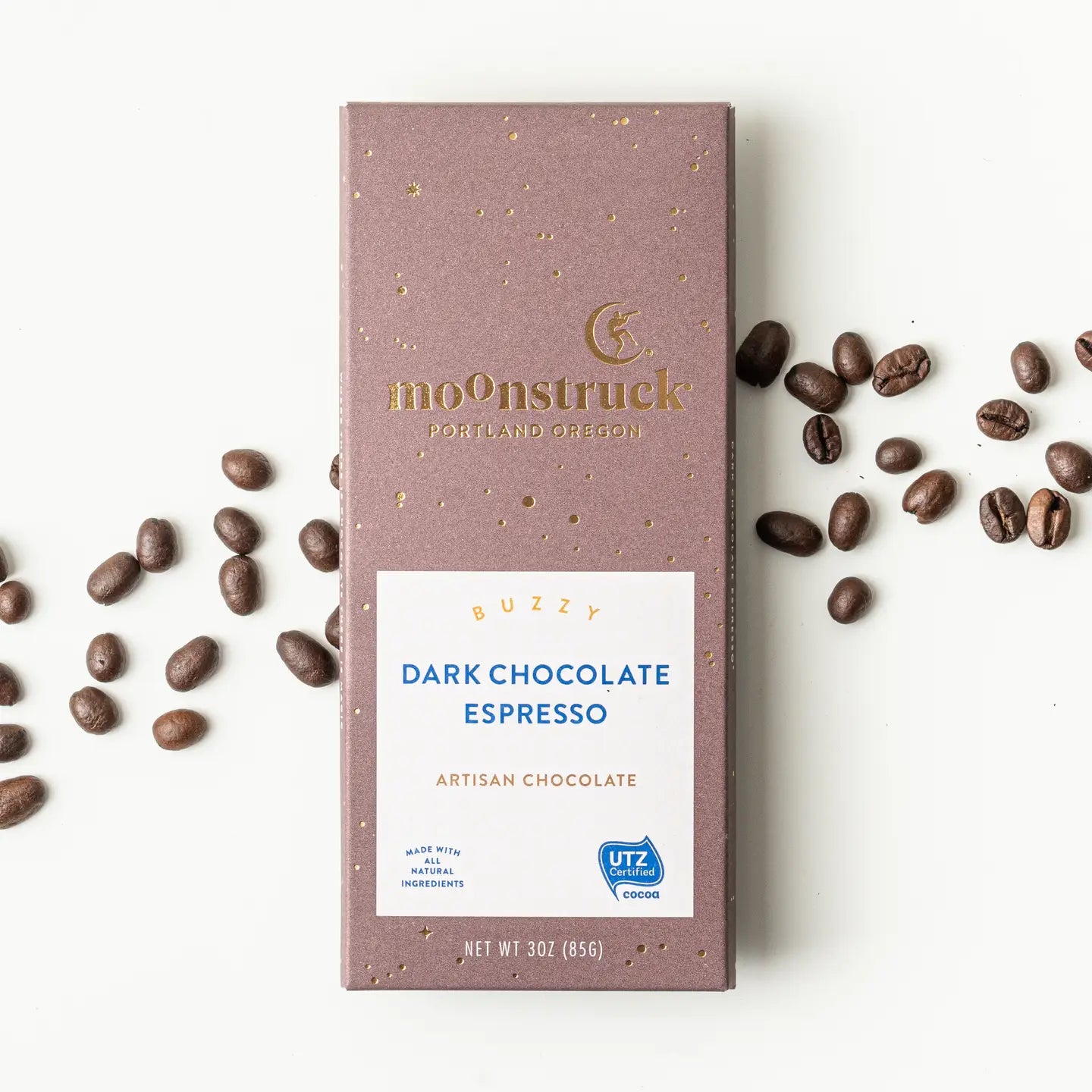 Moonstruck | Buzzy Dark Espresso Chocolate Bar