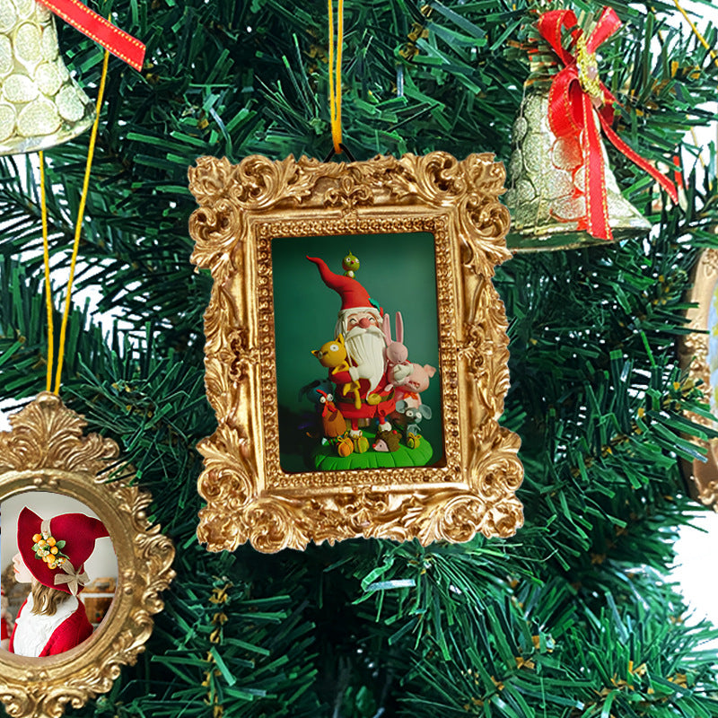 Vintage Mini Photo Frame Ornament