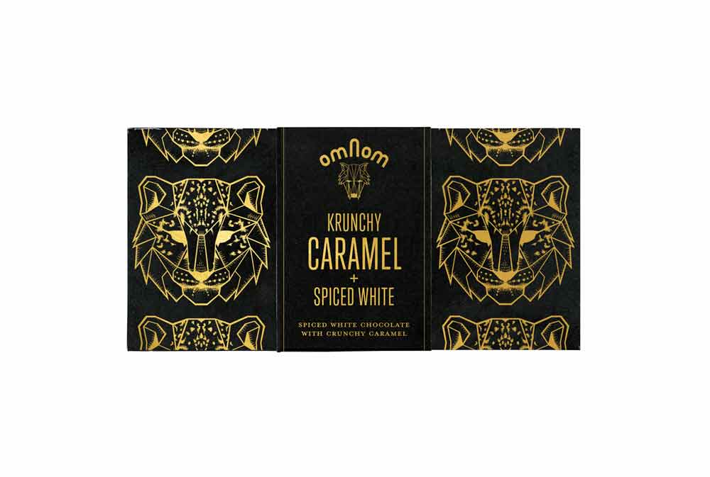 OmNom Krunchy Caramel + Spiced White, 32%