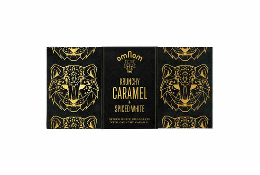 OmNom Krunchy Caramel + Spiced White, 32%