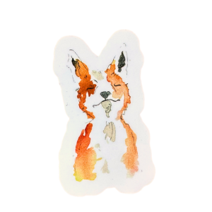 Peaceful Fox Sticker