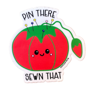 Pin There Done That Vinyl Sticker