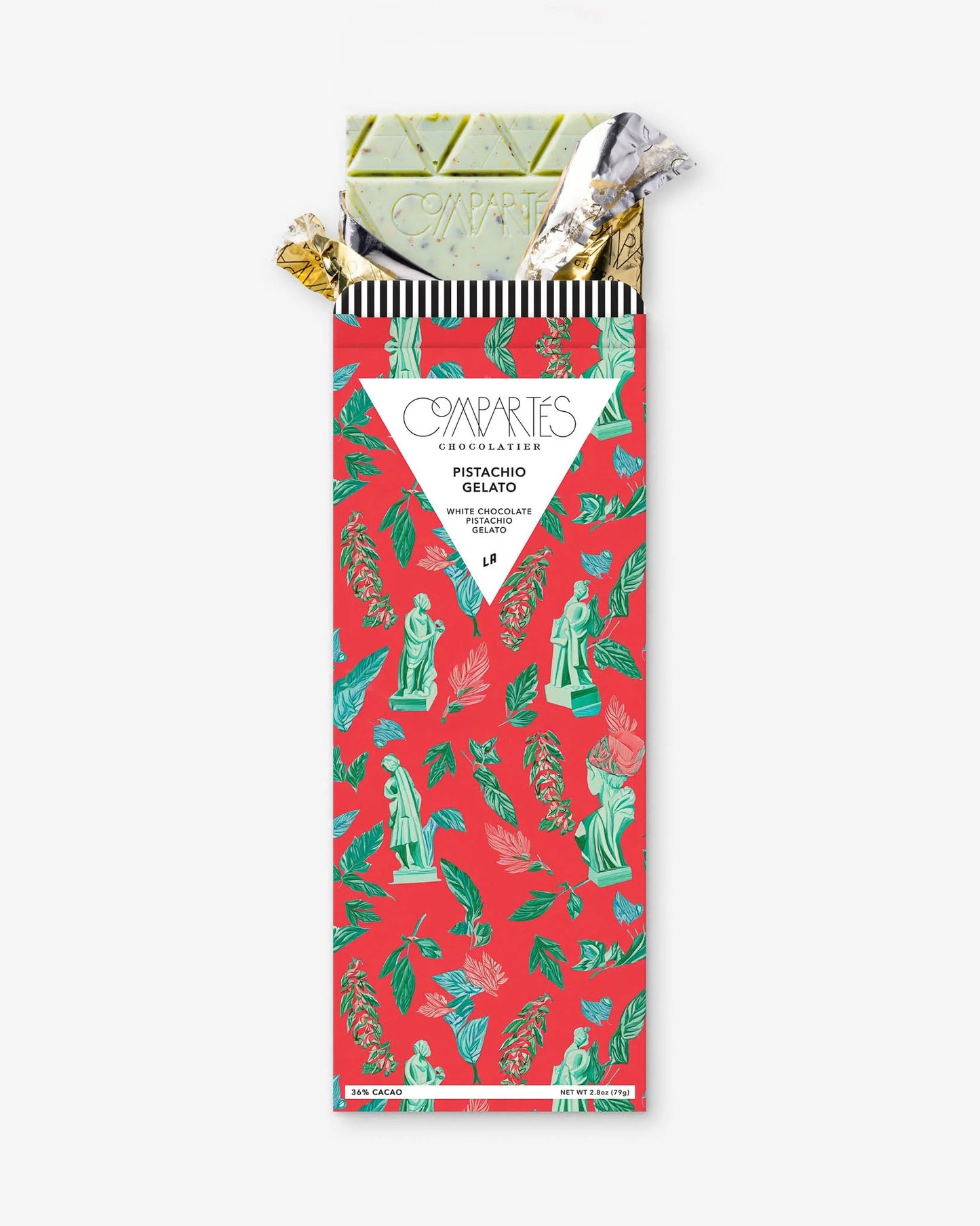 Compartes Pistachio Gelato Chocolate Bar