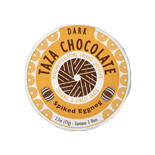 Taza | Spiked Eggnog 55% Dark Chocolate Disc