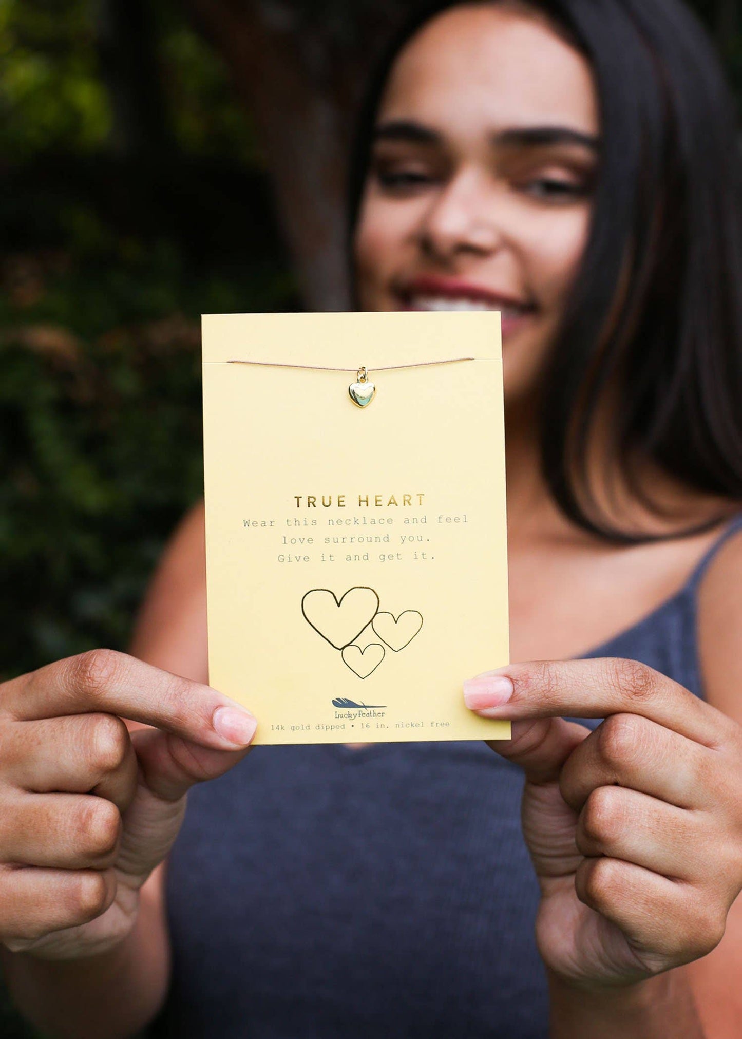 True Heart Charm Necklace