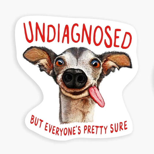 Undiagnosed But Everyone's Pretty Sure Mini Sticker