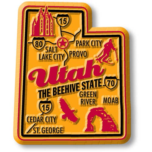 Utah Premium State Magnet