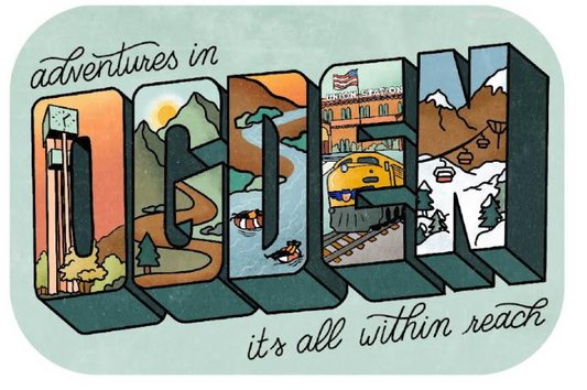 Adventures in Ogden Postcard