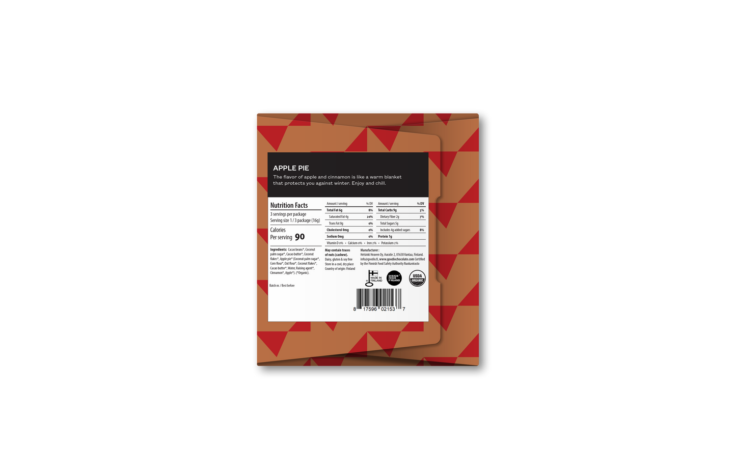 Goodio | Apple Pie Chocolate 49%