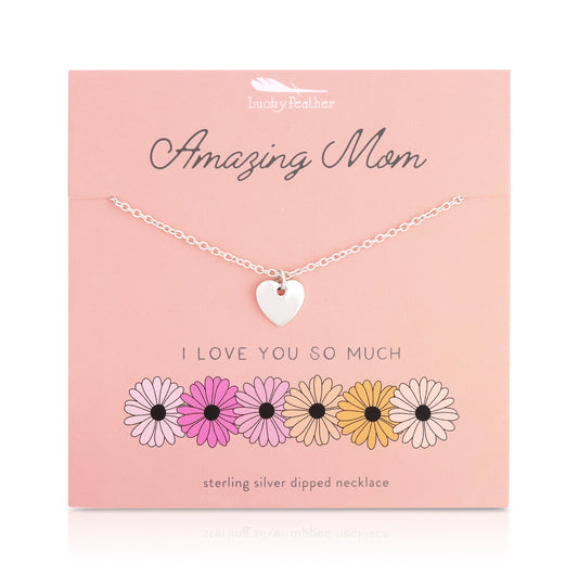 Lucky Feather | Amazing Mom Necklace