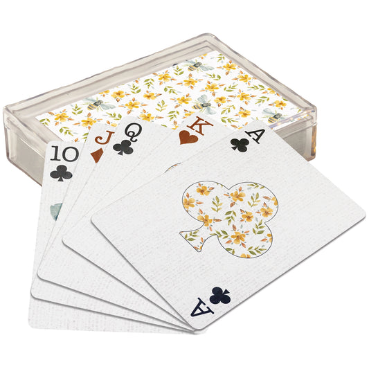 Floral Bee Playing Cards