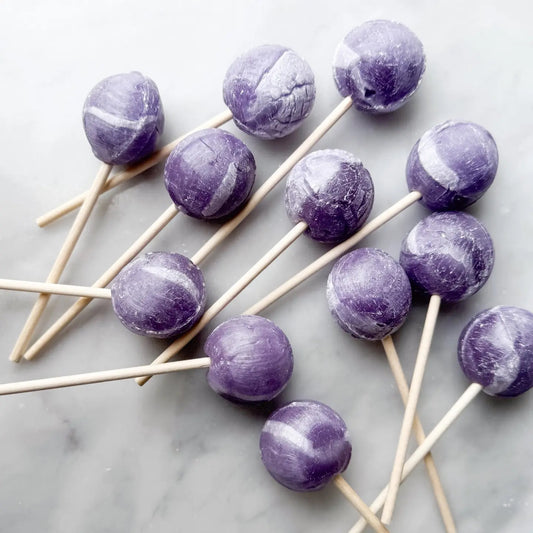 Blackberry Lime Fizz Gourmet Lollipops