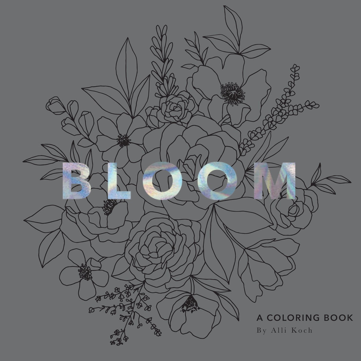 Bloom: Adult Coloring Book with Velvet Pages