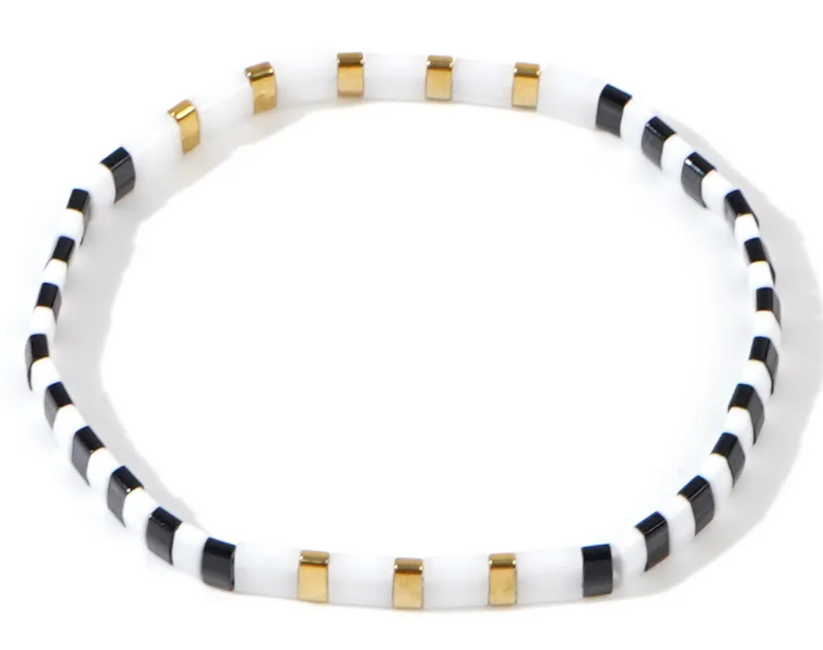 Bohemian Glass Bead Bracelets