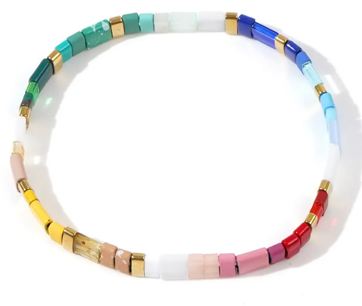 Bohemian Glass Bead Bracelets