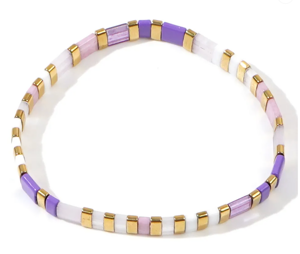 Bohemian Glass Bead Bracelets