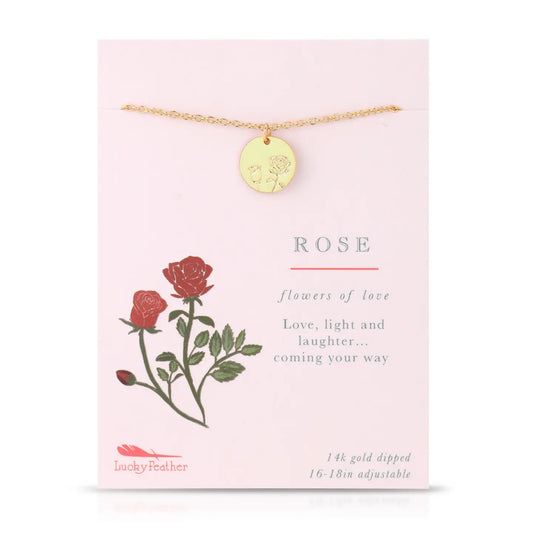 Rose Botanical Necklace