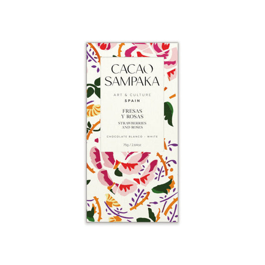 Cacao Sampaka Fresas y Rosas Bar