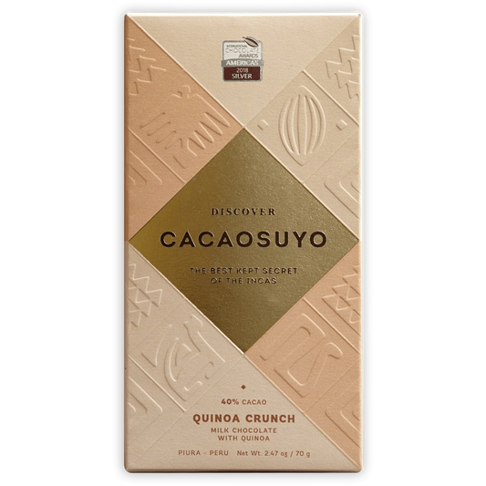 Cacaosuyo Piura Milk Chocolate with Quinoa 40% Bar